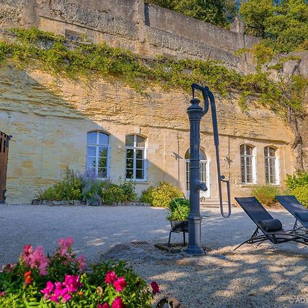 Maison Troglodyte Elegante Avec Spa, Salle De Jeux Et Jardin Clos A Vouvray - Fr-1-381-87 Exterior foto